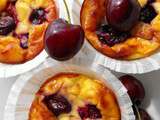 Clafoutis aux cerises, au cream cheese et à la vanille de chez Mamina