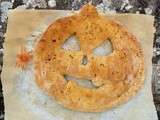 Fougasses d'Halloween aux oignons