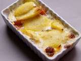 Gratin aux pommes de terre, patates douces et cream cheese