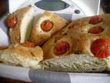 Focaccia aux tomates cerises