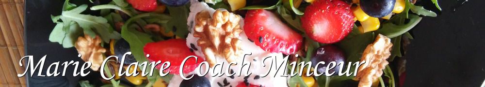 Recettes de Marie Claire Coach Minceur