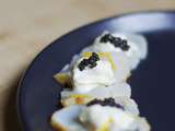 Carpaccio de Saint Jacques et caviar