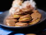 Macarons chocolat confiture de lait