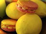 Macarons framboise citron