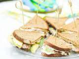 Mini sandwich avocat thon