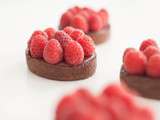 Tartelettes chocolat framboises