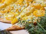 Yellow pizza