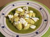 Gnocchis au basilic, crème de courgettes & ricotta citronnée… (Article sponsorisé)