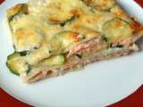 Lasagnes au saumon, courgettes et béchamel