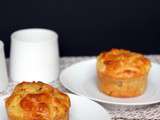 Muffins au Maroilles, pommes et amandes effilées