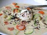 Soupe de légumes au lait de coco