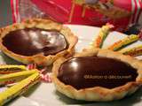 Tartelettes aux carambars et au chocolat noir