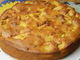 Gâteau aux pommes caramélisées normand