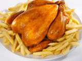 Poulet frites : sauce Moutarde, Kentucky ou Barbecue