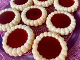 Biscuits tartelettes aux framboises