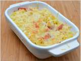 Gratin de coquillettes au jambon