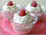 Mousse aux framboises