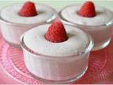 Mousse aux framboises