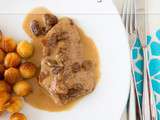 Escalopes de veau aux raisins & Cognac