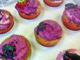 Cupcakes aux framboises