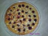 Tarte amandine aux framboises