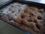 Brownies aux framboises