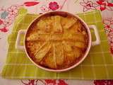 Clafoutis de pommes de terre au jambon et munster au cumin