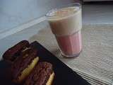 Milk Shake bananes et fraises