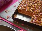 Tarte Chocolat, Rose et Pistaches