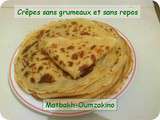 Crêpes sans grumeaux et sans repos