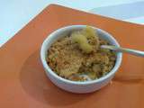 Crumble aux pommes et aux petits beurres