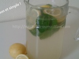 Limonade citron menthe ( citronnade )