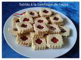 Sablés à la confiture de Fraise