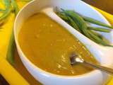 Purée de haricots verts, courgettes et steack haché