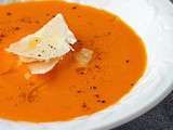 Potage de carottes au parmesan