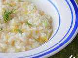 Risotto au fenouil et citron