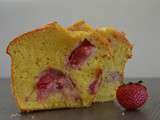 Cake aux fraises Ce soir une recette de