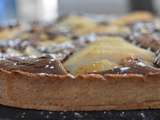 Tarte poires,coco et chocolat