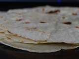 Tortillas de ble ou wrap maison