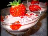 Coupe de fraises au mascarpone