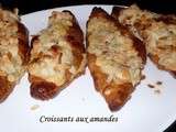 Croissants aux amandes