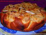 Gâteau aux pommes et amandes