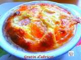 Gratin d’abricot