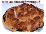 Tarte au chocolat meringué