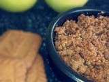 Crumble pomme spéculoos ( avec ou sans thermomix )