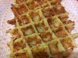 Gaufre de pomme de terre et courgette ( avec ou sans thermomix )