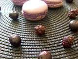 Macaron mure et myrtille