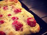 Clafoutis aux tomates cerises et fromage de saison