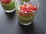 Panna cotta de petits pois à la Coppa