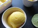 Sorbet à la mangue et fruits de la passion